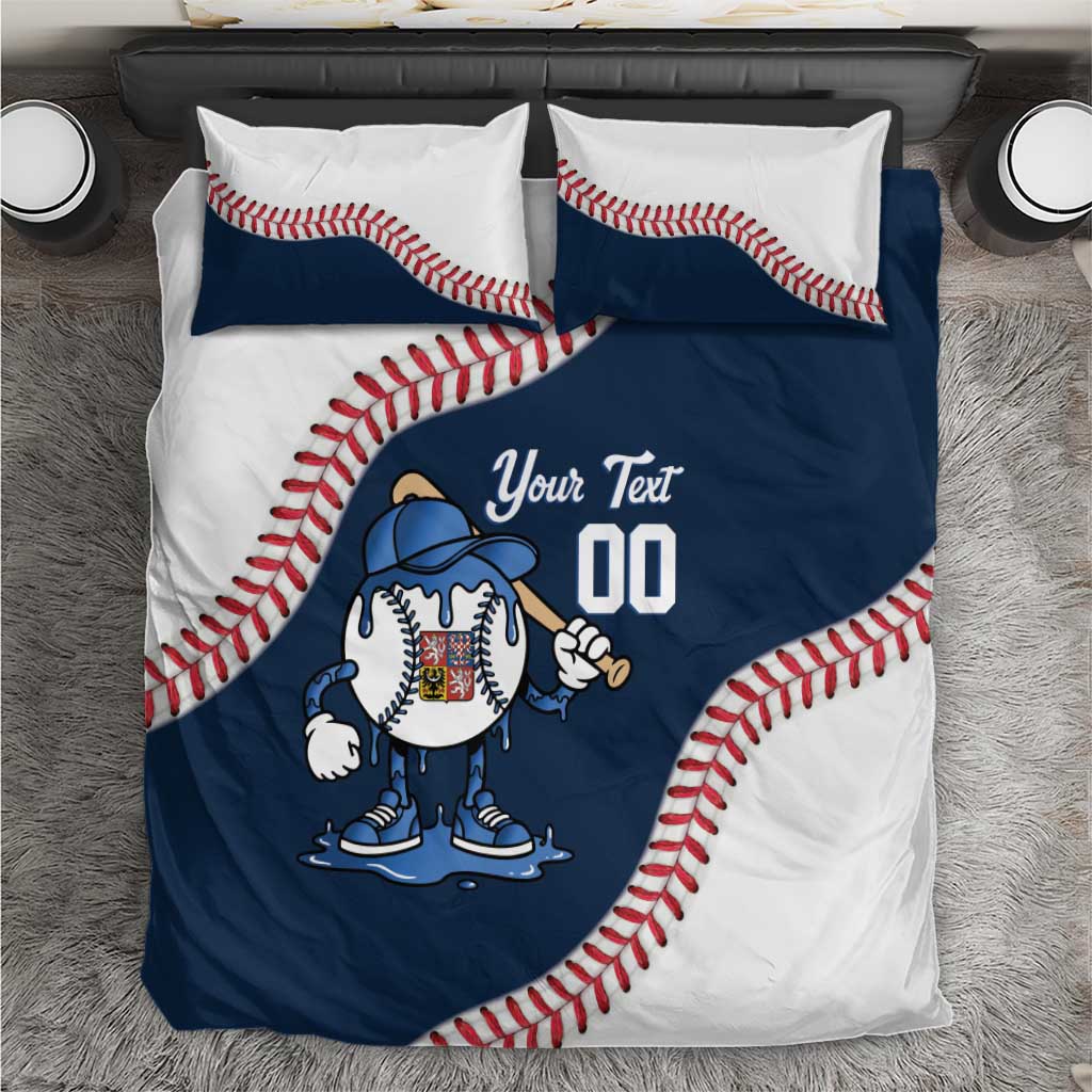 Czech Republic 2026 Baseball Custom Bedding Set Go Cesko Drip Style
