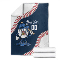 Czech Republic 2026 Baseball Custom Blanket Go Cesko Drip Style
