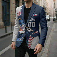 Czech Republic 2026 Baseball Custom Blazer Go Cesko Drip Style