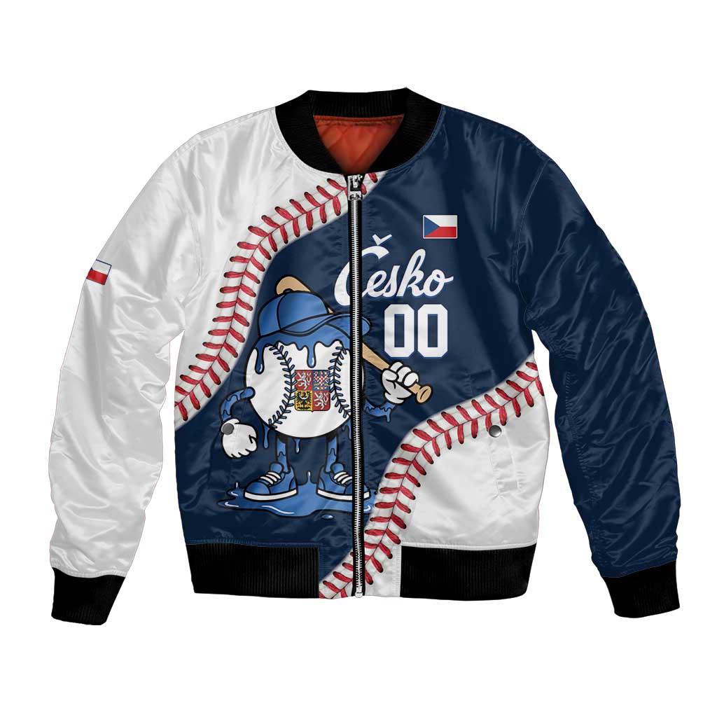 Czech Republic 2026 Baseball Custom Bomber Jacket Go Cesko Drip Style