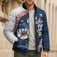 Czech Republic 2026 Baseball Custom Bomber Puffer Jacket Go Cesko Drip Style