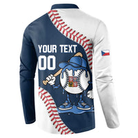 Czech Republic 2026 Baseball Custom Button Sweatshirt Go Cesko Drip Style