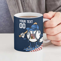 Czech Republic 2026 Baseball Custom Ceramic Mug Go Cesko Drip Style