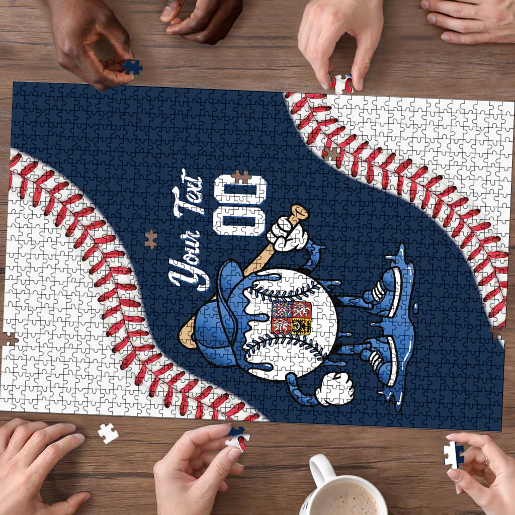 Czech Republic 2026 Baseball Custom Puzzle Go Cesko Drip Style