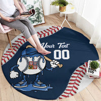 Czech Republic 2026 Baseball Custom Round Carpet Go Cesko Drip Style