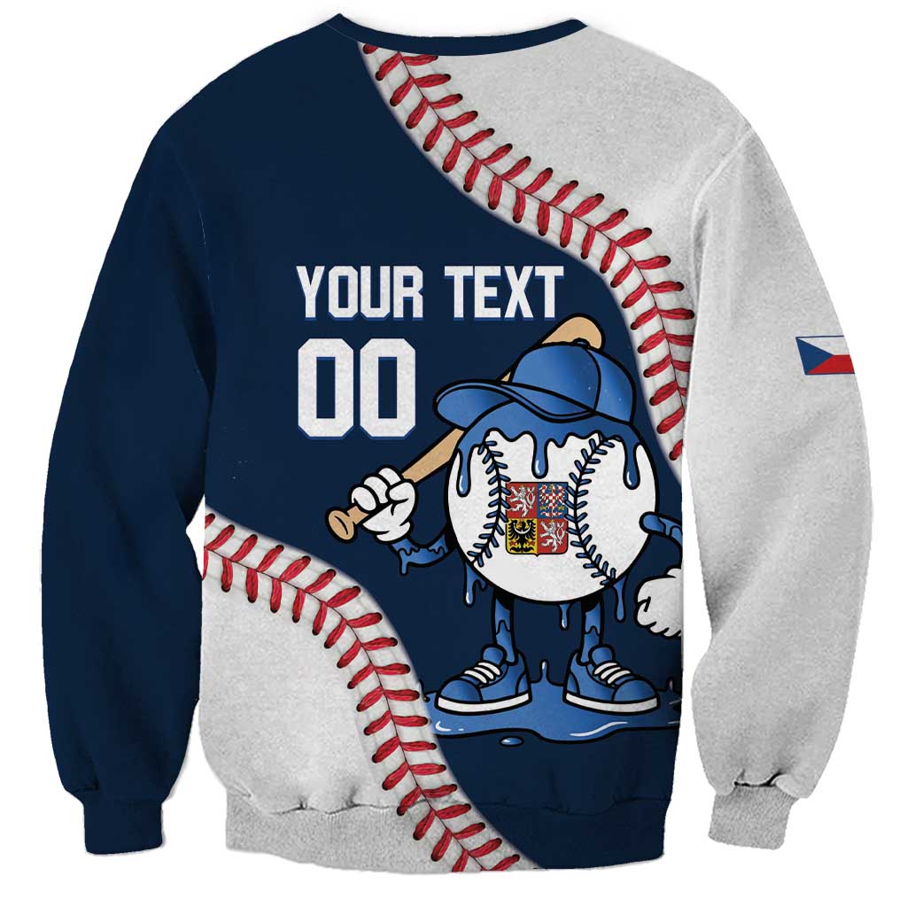 Czech Republic 2026 Baseball Custom Sweatshirt Go Cesko Drip Style