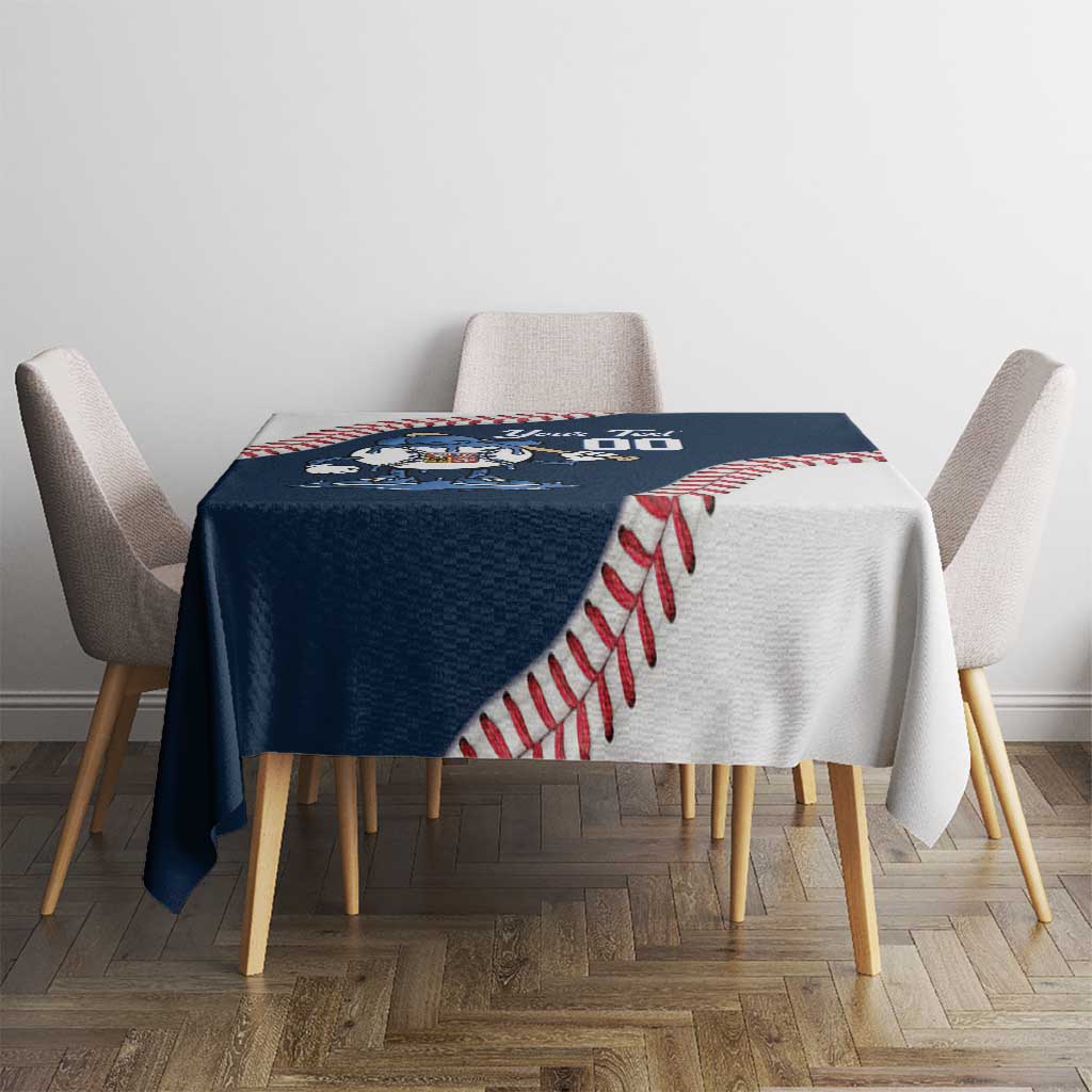 Czech Republic 2026 Baseball Custom Tablecloth Go Cesko Drip Style
