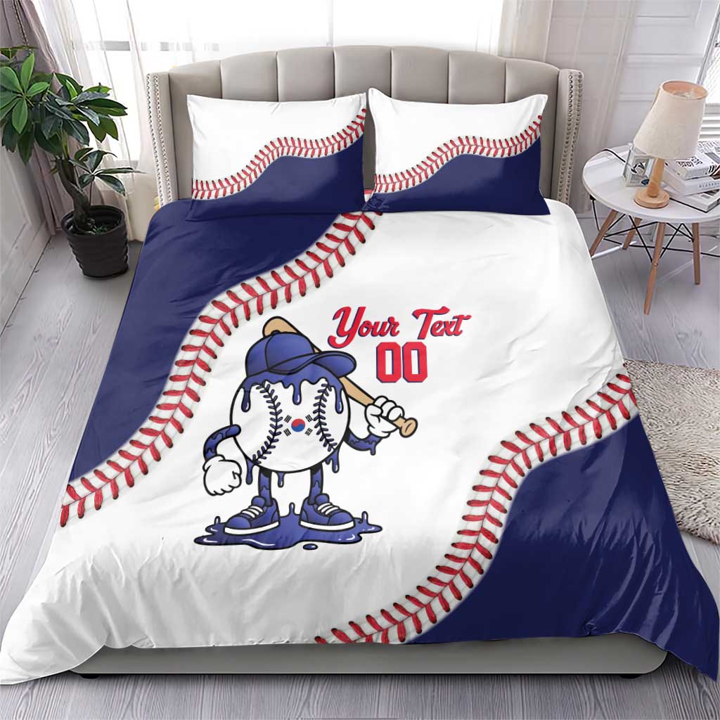 South Korea 2026 Baseball Custom Bedding Set Go Champions Drip Style