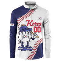 South Korea 2026 Baseball Custom Button Sweatshirt Go Champions Drip Style