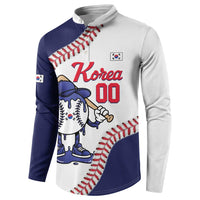 South Korea 2026 Baseball Custom Button Sweatshirt Go Champions Drip Style