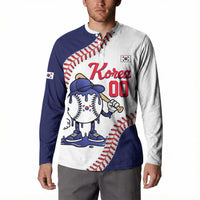 South Korea 2026 Baseball Custom Button Sweatshirt Go Champions Drip Style