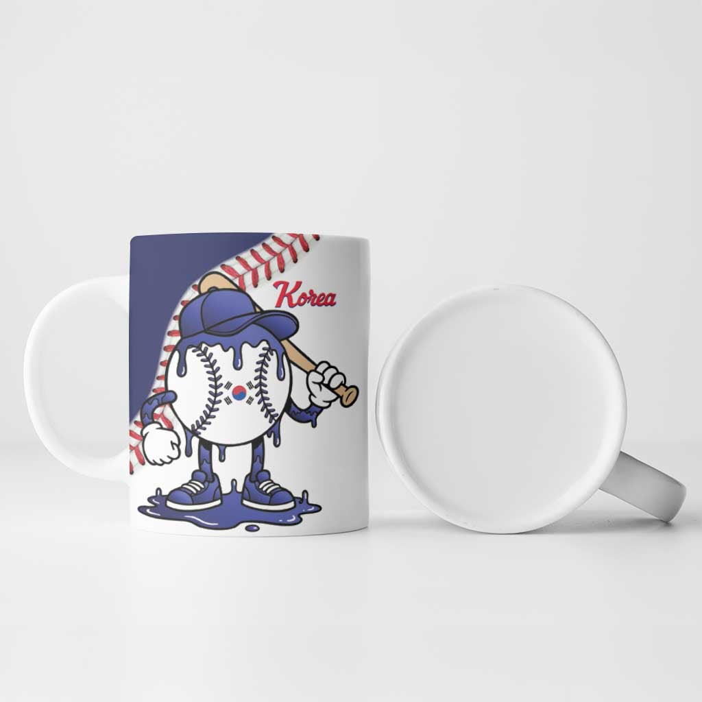 South Korea 2026 Baseball Custom Ceramic Mug Go Champions Drip Style
