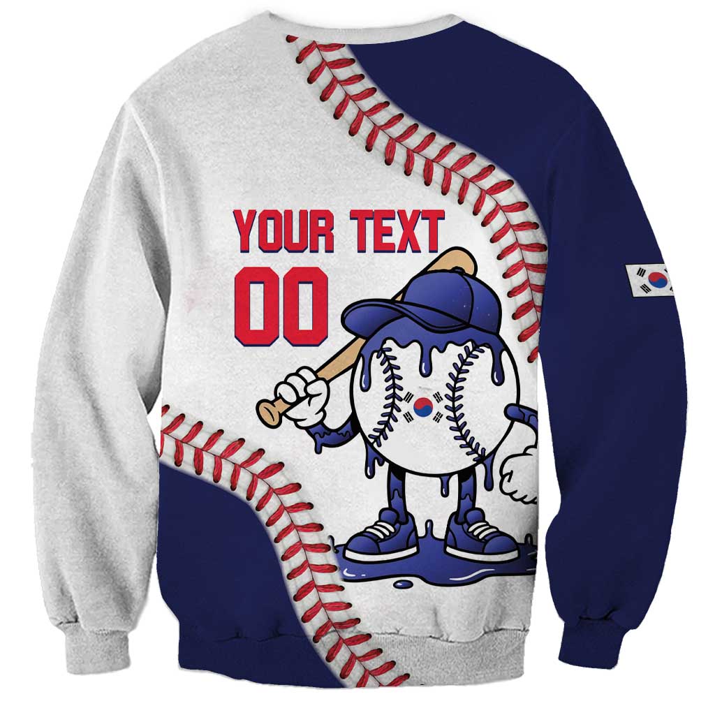 South Korea 2026 Baseball Custom Sweatshirt Go Champions Drip Style