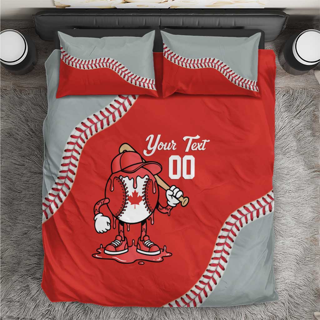 Canada 2026 Baseball Custom Bedding Set Go Champions Drip Style