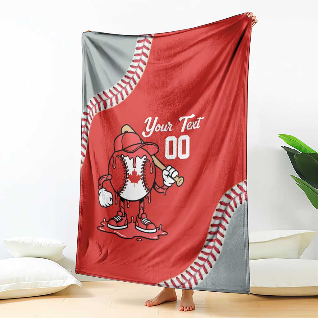 Canada 2026 Baseball Custom Blanket Go Champions Drip Style