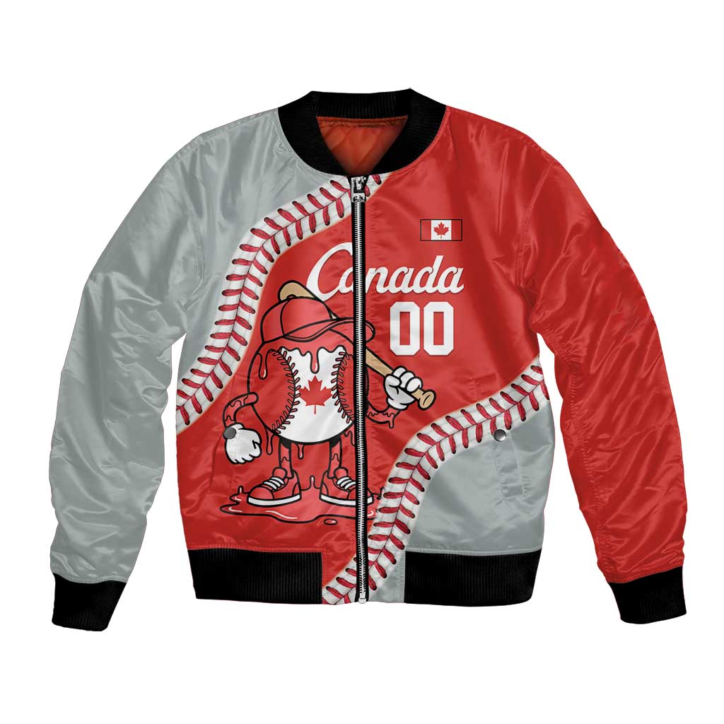 Canada 2026 Baseball Custom Bomber Jacket Go Champions Drip Style