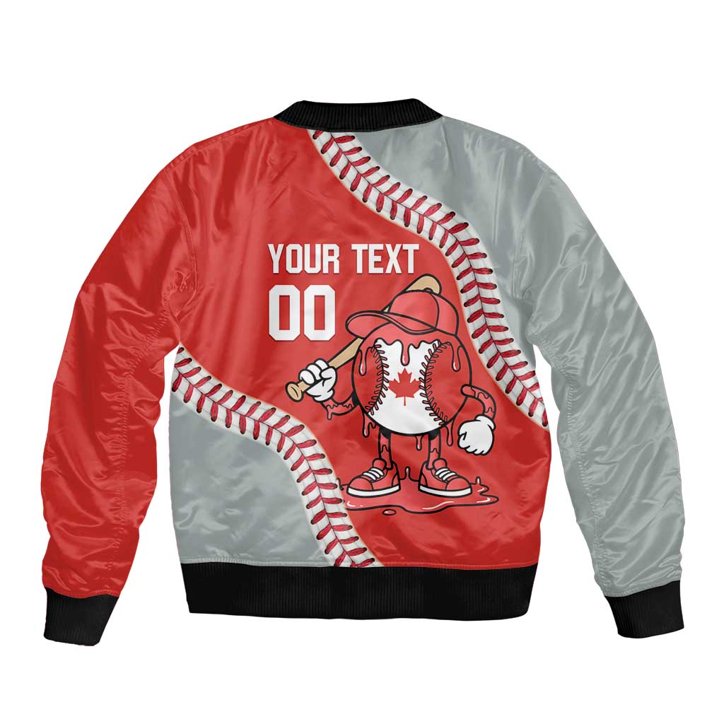 Canada 2026 Baseball Custom Bomber Jacket Go Champions Drip Style
