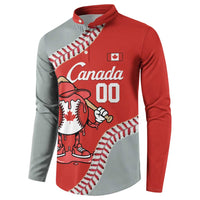 Canada 2026 Baseball Custom Button Sweatshirt Go Champions Drip Style