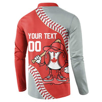 Canada 2026 Baseball Custom Button Sweatshirt Go Champions Drip Style