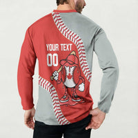 Canada 2026 Baseball Custom Button Sweatshirt Go Champions Drip Style
