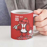 Canada 2026 Baseball Custom Ceramic Mug Go Champions Drip Style