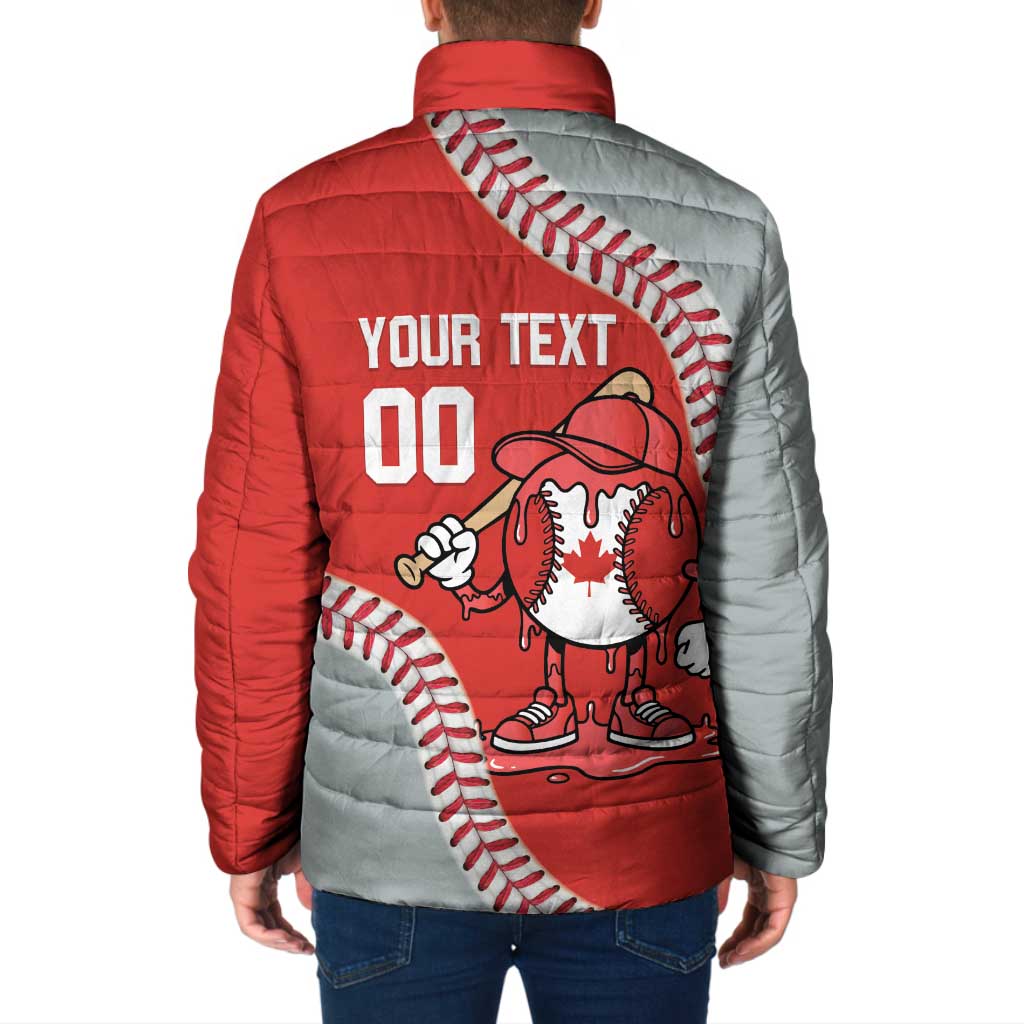 Canada 2026 Baseball Custom Padded Jacket Go Champions Drip Style
