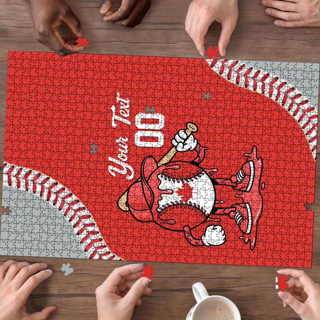 Canada 2026 Baseball Custom Puzzle Go Champions Drip Style