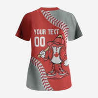 Canada 2026 Baseball Custom Scrub Top Go Champions Drip Style