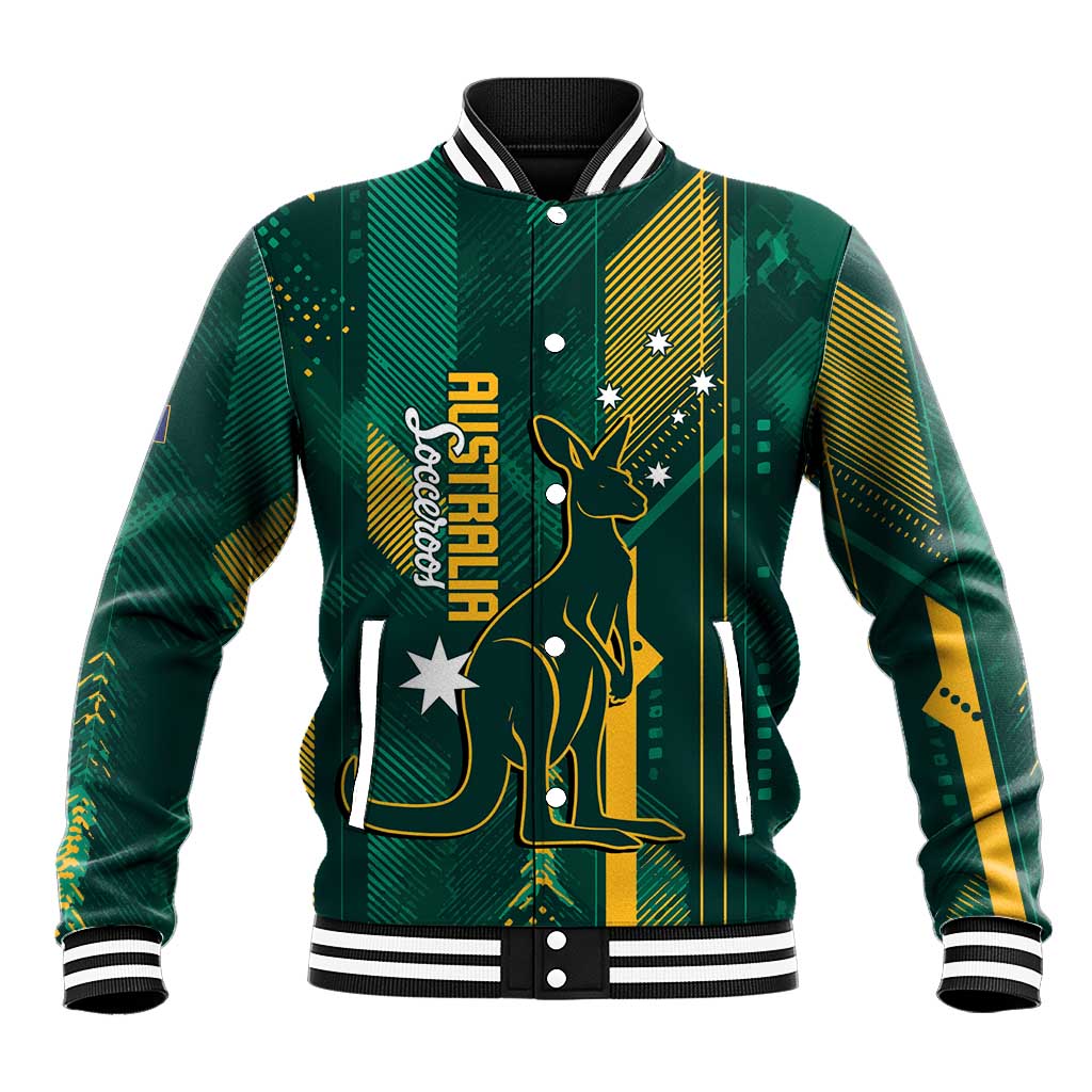 Australia Socceroos 2026 Custom Baseball Jacket Go Aussie Kangaroo National Color