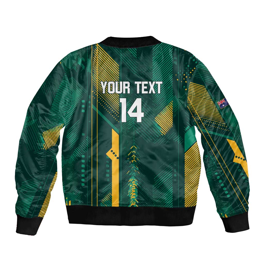 Australia Socceroos 2026 Custom Bomber Jacket Go Aussie Kangaroo National Color