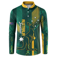 Australia Socceroos 2026 Custom Button Sweatshirt Go Aussie Kangaroo National Color