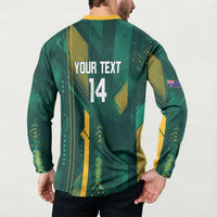 Australia Socceroos 2026 Custom Button Sweatshirt Go Aussie Kangaroo National Color