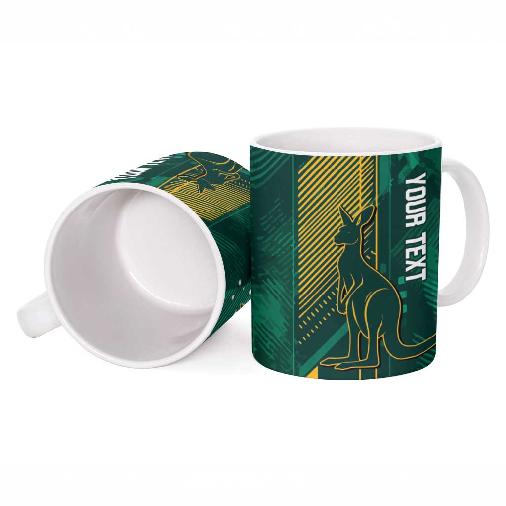 Australia Socceroos 2026 Custom Ceramic Mug Go Aussie Kangaroo National Color