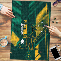 Australia Socceroos 2026 Custom Puzzle Go Aussie Kangaroo National Color