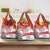 Paraguay 1811 Independence Day Grocery Bag Grunge Flag Mix Passion Flowers