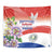 Paraguay 1811 Independence Day Tapestry Grunge Flag Mix Passion Flowers
