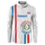 Custom Paraguay Football Button Sweatshirt Vamos Albirroja