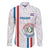 Custom Paraguay Football Family Matching Mermaid Dress and Hawaiian Shirt Vamos Albirroja