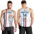 Custom Paraguay Football Men Tank Top Vamos Albirroja