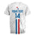 Custom Paraguay Football Rugby Jersey Vamos Albirroja