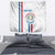 Custom Paraguay Football Tapestry Vamos Albirroja