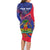 Personalised Haiti Flag Day Family Matching Long Sleeve Bodycon Dress and Hawaiian Shirt Lest Us Remember Our Heroes - Wonder Print Shop