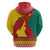 Personalised Cameroon National Day Hoodie Cameroun Coat Of Arms With Atoghu Pattern - Wonder Print Shop