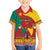 Personalised Cameroon National Day Kid Hawaiian Shirt Cameroun Coat Of Arms With Atoghu Pattern - Wonder Print Shop