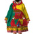 Personalised Cameroon National Day Wearable Blanket Hoodie Cameroun Coat Of Arms With Atoghu Pattern - Wonder Print Shop