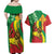 Ethiopia National Day Couples Matching Off Shoulder Maxi Dress and Hawaiian Shirt Ethiopia Lion of Judah African Pattern - Wonder Print Shop