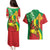 Ethiopia National Day Couples Matching Puletasi and Hawaiian Shirt Ethiopia Lion of Judah African Pattern - Wonder Print Shop