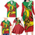 Ethiopia National Day Family Matching Long Sleeve Bodycon Dress and Hawaiian Shirt Ethiopia Lion of Judah African Pattern