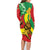 Ethiopia National Day Family Matching Long Sleeve Bodycon Dress and Hawaiian Shirt Ethiopia Lion of Judah African Pattern