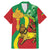 Ethiopia National Day Family Matching Mermaid Dress and Hawaiian Shirt Ethiopia Lion of Judah African Pattern